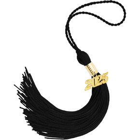 2025 Tassel Graduation, Graduation Tassel 2025, 2025 Graduation Tassel Black 2025 Tassel with Gold Charm Graduation Cap Hat Tassel for 2025 Graduates Graduation Cap Decorations Academic Ceremonies