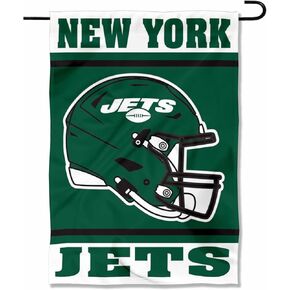 WinCraft New York Jets Helmet Double Sided Garden Banner Flag