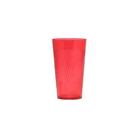 FSE PLPCTB310RD Tumbler, 10 oz. (12 oz. rim full), swirl design, Starburst® pattern base, Pack of 12