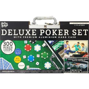 200291/DOM Texas Hold em Poker Case and 300 Chip Pro Champ Set, Standard, Multiple
