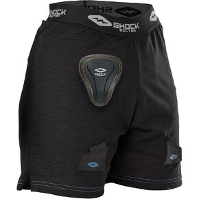 Shock Doctor Women's Core Loose Hockey Shorts with Pelvic Protector Included. for Adult Women