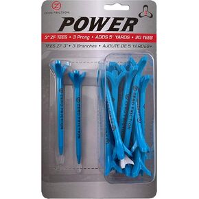 Zero Friction Power 3 Prong Golf Tees