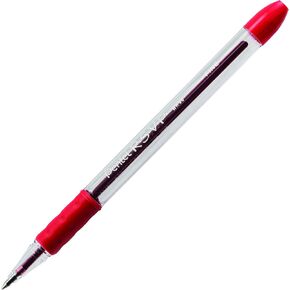 Pentel R.S.V.P. Ballpoint Pen, 0.7mm Fine Tip, Pink Ink, Box of 12 (BK90-P)