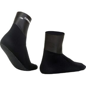 Cressi 5mm Neoprene Scuba Diving Socks for Preventing Heat Loss with Non-Slip Sole: Sarago 5mm - Designed in Italy