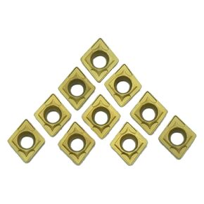 CCMT060204 CNC Carbide Tips Inserts CCMT21.51 Carbide Insert Cutter Cutter Indexable Lathe Milling Inserts Turning Tools with Box 10 Pieces