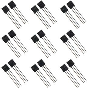 100pcs(50pcs BC327+50pcs BC337) PNP NPN General Purpose Amplifier Transistor 45V 500mA,TO-92.