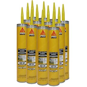 12 Pack of 29 Oz Sika 515302 Sikaflex Gray Self-Leveling Sealant