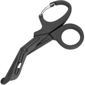 Bandage Shears Scissors EMT and Trauma Shears, Bent Stealth Black Coated for Nurses, Students, Emergency Room (15cm, Pink)