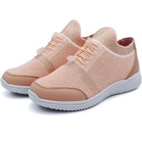Laforst Womens Soft Mesh Upper Fashion Comfortable Slip Resisatnt Sneakers
