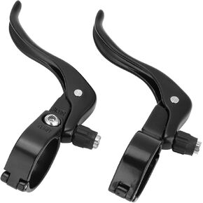 Bicycle Brake Lever Set, 2pcs Bike Bicycle Brakes for 31.8mm Handlebar(Black, 12)