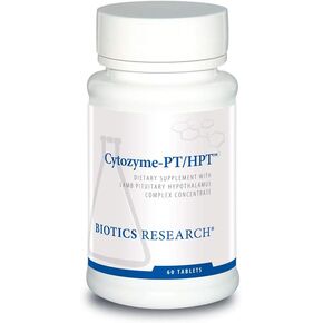 Biotics Research Cytozyme PT HPT Lamb Pituitary/Hypothalamus Complex, Supports Function of The Pituitary Gland and Hypothalamus, Adrenal Health, Brain Boost 60 tabs