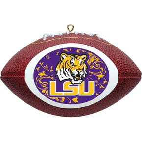 NCAA LSU Fightin Tigers Mini Replica Football Ornament