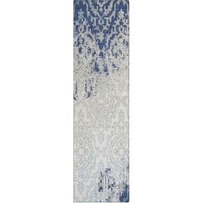 Addison Rugs Chantille ACN864 Navy 2'3" x 7'6" Indoor/Outdoor Hallway Runner Rug, Machine Washable, Stain Resistant, Easy Clean, Non Shedding, for Kitchen, Bathroom, Laundry and Bedroom