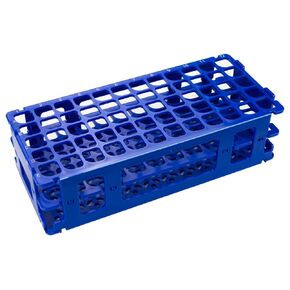 Caplugs Evergreen 240-3201-R8SI RT Series – Test Tube Rack for 16 mm Tubes, 60 Places, Red Polypropylene (PP), Lightweight, Stackable, Autoclavable, Collapsible, Submersible, Testing, Laboratory