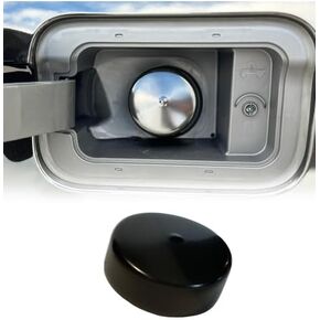 Cap & Shield 2.5inch ID, Capless Gas Cap Dirt, Water & Dust Cover Compatible With Jeep, Dodge, Ram, and Select Ford, Chrysler & GM Models Capless Gas Cap Fuel Filler Nozzel Cover