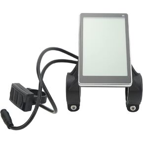 EBike LCD Display, Waterproof M5 LCD Control Panel Screen for Electric Scooter 31.8mm 22.2mm Handlebar
