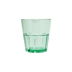 FSE PLPCTB108GR Rocks Glass, 8 oz., break-resistant, stackable, Pack of 12