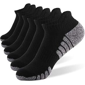 Ankle Compression Sock for Men and Women 3 Pairs, Low Cut Compression Running Sock with Ankle Support