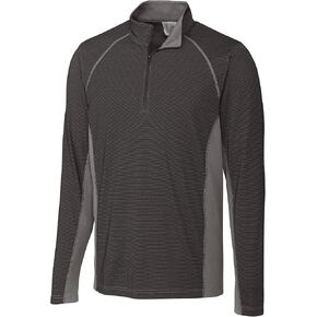 Clique Ice Pique Colorblock Mens Half Zip Tech Pullover