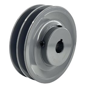 2AK49-3/4 Double Groove V Belt Pulley,4.75 inch Outside Diameter,3/4 inch Bore,V Belt Sheave Cast Iron for A AX 3L 4L V-Belts,2AK4934 Pulley