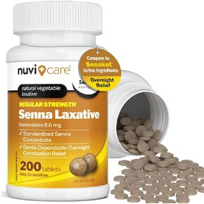 Senna Laxative Sennosides 8.6 mg 200 Tablets