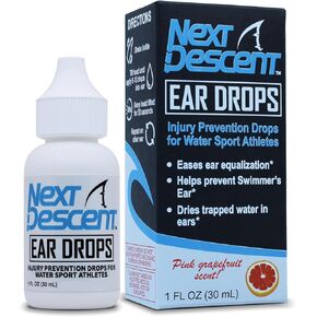 Ear Drops, Injury Prevention Drops for Water Sport Athletes, Helps Prevent Swimmer's Ear