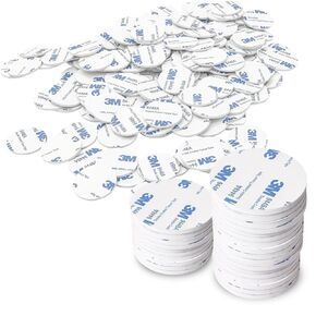 80 PCS Double Sided Foam Tape Strong Pad Mounting,Whtie Self-Adhesive Tape (Diameter 40mm)