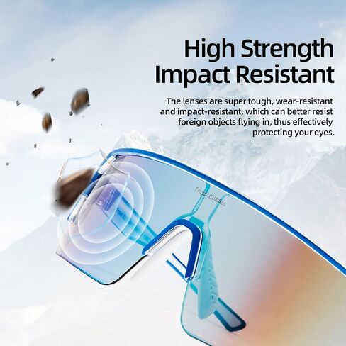 Cycling Bicycle UV Protection Sunglasses Anti-Fog Glasses Mountain Bike Sunglasses Lenses TR90 in Saudi Arabia