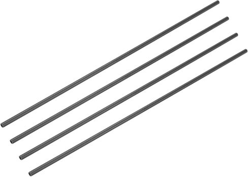4 قطع من أنابيب ألياف الكربون من uxcell 6 × 8 × 500 مم قضيب سطح غير لامع 3K لفة ملفوفة من الكربون أنابيب دائرية لطائرة RC كوادكوبتر متعددة المروحيات in Saudi Arabia