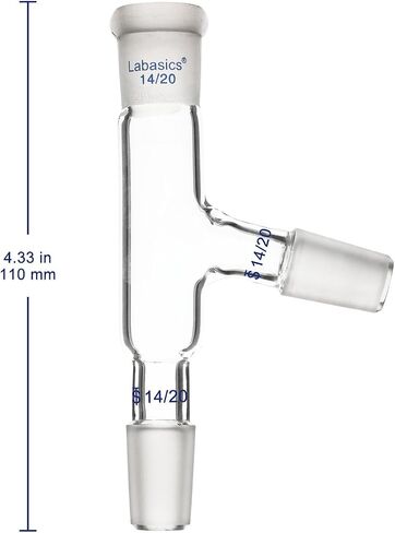3 Way Distilling Adapter with 14/20 Joints for Distillation Apparatus in Saudi Arabia