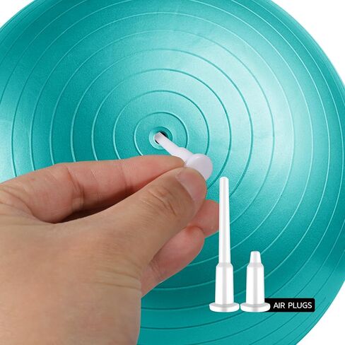 12 Pieces Exercise Ball Plug Replacement Kit Yoga Ball Fitness Exercise Ball Air Stopper Plug Pin Adapter Kit for Fitness Exercise Ball Inflatable Bed Pool in Saudi Arabia