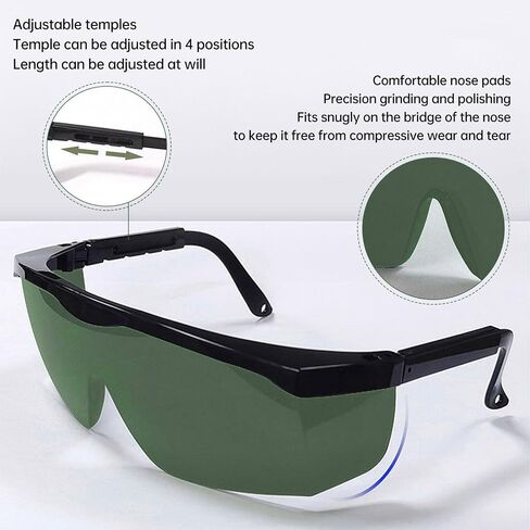 Red Light Glasses - Eye Protection for LED Red Light Therapy (600nm-900nm) - Red Light Therapy Goggles in Saudi Arabia
