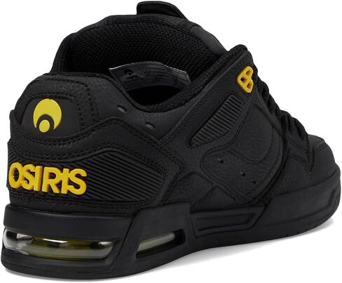 Osiris Men's Peril Skate Shoe, Black/Yellow, 14 in Saudi Arabia