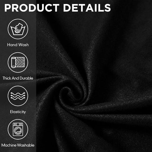 أغطية كرسي Loveseat عريضة للغاية مقاس 75 بوصة × 100 بوصة، أغطية أريكة قابلة للاستلقاء بمقعدين 6 قطع من حرير الحليب أغطية أريكة قابلة للاستلقاء واقي أثاث قابل للغسل (أسود) in Saudi Arabia