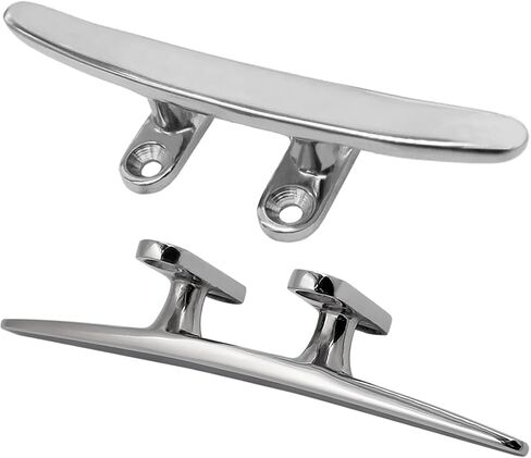 Boat Cleat Open Base 316 Stianless Steel Dock Cleat Marine Include Installation Accessories Screws for Boat, Dock, Decor,Yacht in Saudi Arabia