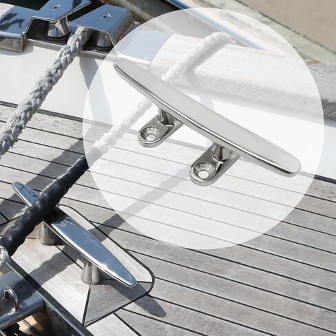 Boat Cleat Open Base 316 Stianless Steel Dock Cleat Marine Include Installation Accessories Screws for Boat, Dock, Decor,Yacht in Saudi Arabia