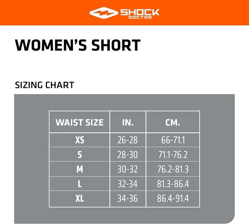 Shock Doctor Women's Core Loose Hockey Shorts with Pelvic Protector Included. for Adult Women in Saudi Arabia