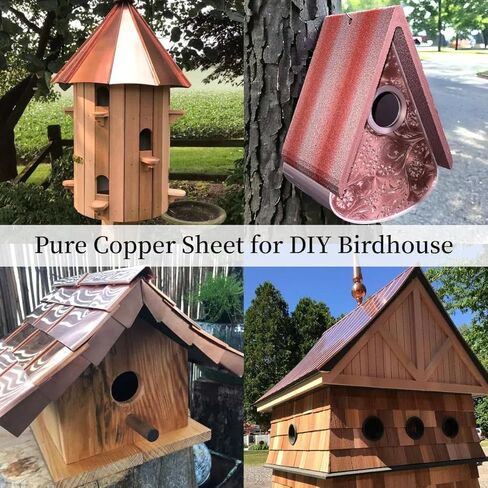 صفائح نحاسية من BELLA BAYS 3 قطع مقاس 24 (0.51 مم) سمك، 6 بوصة × 12 بوصة 99.9%+ لوحة نحاسية مرفقة بطبقة نقية in Kuwait