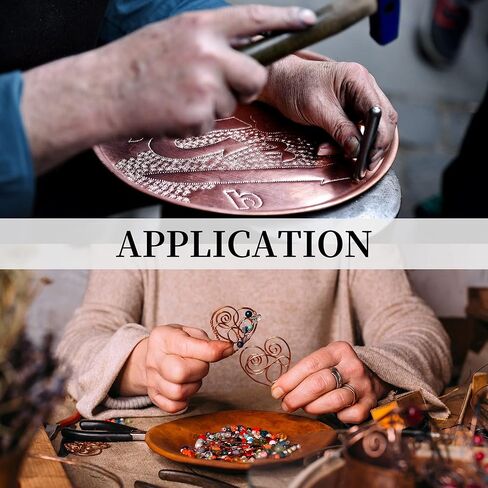 صفائح نحاسية من BELLA BAYS 3 قطع مقاس 24 (0.51 مم) سمك، 6 بوصة × 12 بوصة 99.9%+ لوحة نحاسية مرفقة بطبقة نقية in Kuwait