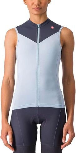 CASTELLI Solaris Sleeveless Jersey - Women's, Winter Sky/Dark Steel Blue, M in Saudi Arabia