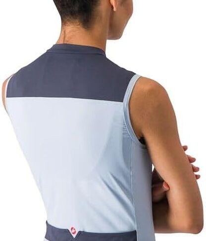 CASTELLI Solaris Sleeveless Jersey - Women's, Winter Sky/Dark Steel Blue, M in Saudi Arabia