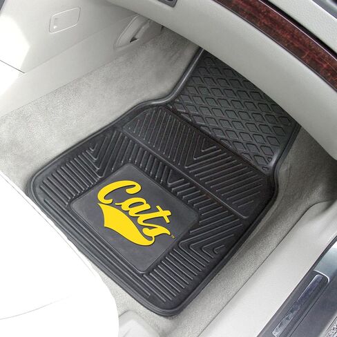 FANMATS 12612 Montana State Grizzlies 2-Piece Heavy Duty Vinyl Car Mat Set, Front Row Floor Mats, All Weather Protection, Universal Fit, Deep Resevoir Design in Saudi Arabia