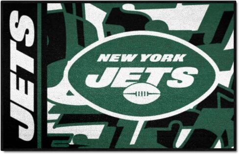 FANMATS 23398 NFL - بساط New York Jets Starter بتصميم Xfit - سجادة مميزة مقاس 19 بوصة × 30 بوصة| سجادة ديكور المنزل لمحبي الرياضة وبساط خلفي in Saudi Arabia