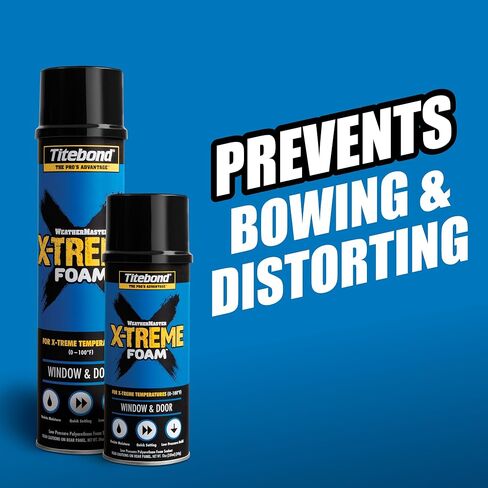 Titebond X-TREME مادة مانعة للتسرب متعددة الأغراض، رغوة البولي يوريثان، رغوة عازلة، رغوة الرش، حشو الفجوة العالمي، 8522، 24 أونصة. in Saudi Arabia