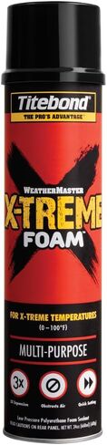 Titebond X-TREME مادة مانعة للتسرب متعددة الأغراض، رغوة البولي يوريثان، رغوة عازلة، رغوة الرش، حشو الفجوة العالمي، 8522، 24 أونصة. in Saudi Arabia