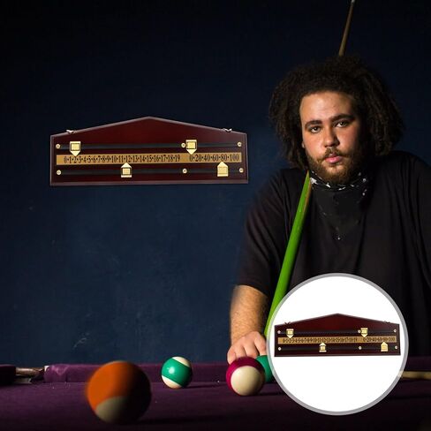 GANAZONO Wooden Scoreboard Billiard Scoreboard for Snooker Basketball Tennis Sports Baseball Recorder Accessories in Saudi Arabia