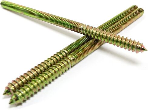 8 قطعة مسامير شماعات المسمار ذاتية التنصت 5/16 "-18x6" مسامير شماعات مزدوجة الرأس للأثاث الخشبي المشترك in Kuwait