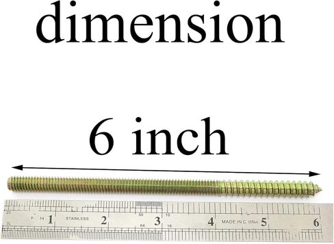 8 قطعة مسامير شماعات المسمار ذاتية التنصت 5/16 "-18x6" مسامير شماعات مزدوجة الرأس للأثاث الخشبي المشترك in Kuwait