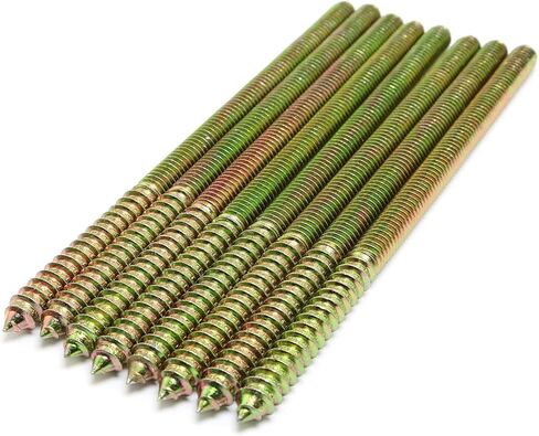 8 قطعة مسامير شماعات المسمار ذاتية التنصت 5/16 "-18x6" مسامير شماعات مزدوجة الرأس للأثاث الخشبي المشترك in Kuwait