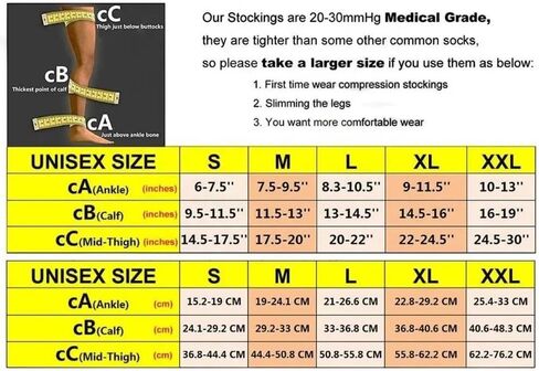 5-Pack Unisex Compression Socks in Saudi Arabia